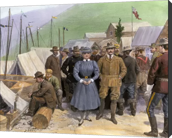 Dawson City during the Klondyke Gold Rush, 1890s