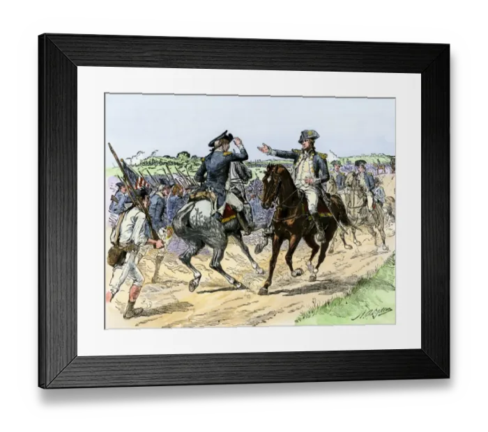 Framed Print : Americans retreating to Detroit, 1812 Framed Print : Americans retreating to Detroit, 1812