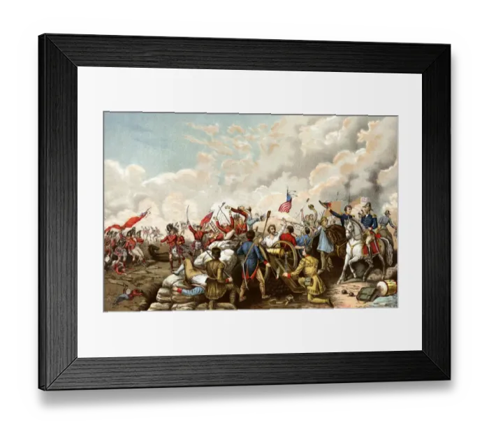 Framed Print : General Andrew Jacksons victory over the British at New Orleans in 1815 Framed Print : General Andrew Jacksons victory over the British at New Orleans in 1815