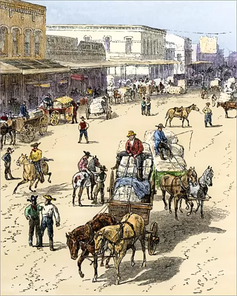 Dallas in the 1870s