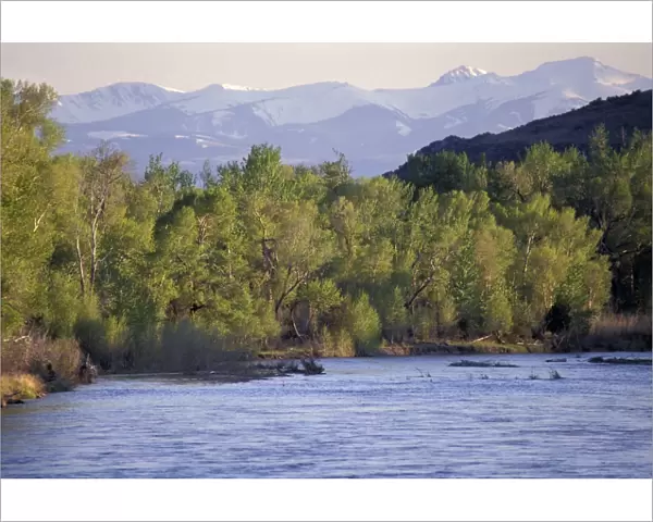 Tobacco Root Mountains and the Jefferson River, Montana