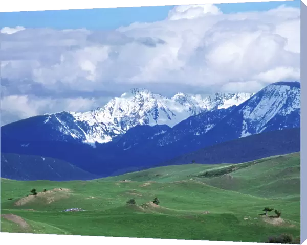 Bozeman Trail over the Bridger Mountains, Montana