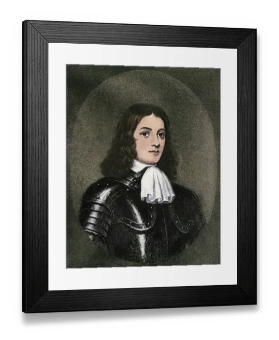 Framed Print : Young William Penn Framed Print : Young William Penn
