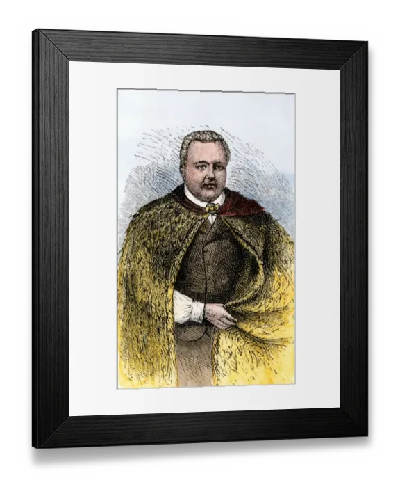 Framed Print : Kamehameha I, King of Hawaii Framed Print : Kamehameha I, King of Hawaii