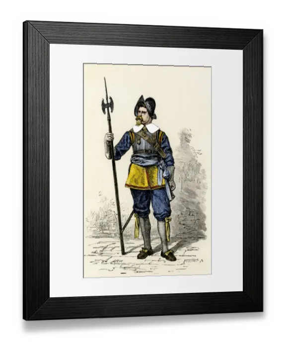 Framed Print : Soldier in New Sweden Framed Print : Soldier in New Sweden