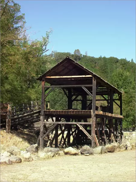 Sutters Mill, site of the first gold discovery in California