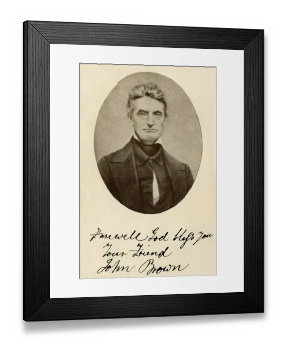 Framed Print : John Brown photograph Framed Print : John Brown photograph