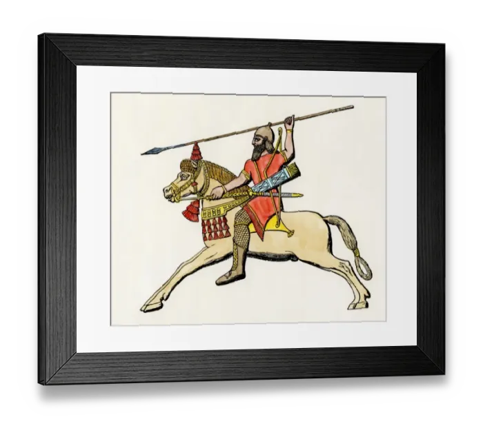 Framed Print : Babylonian warrior Framed Print : Babylonian warrior