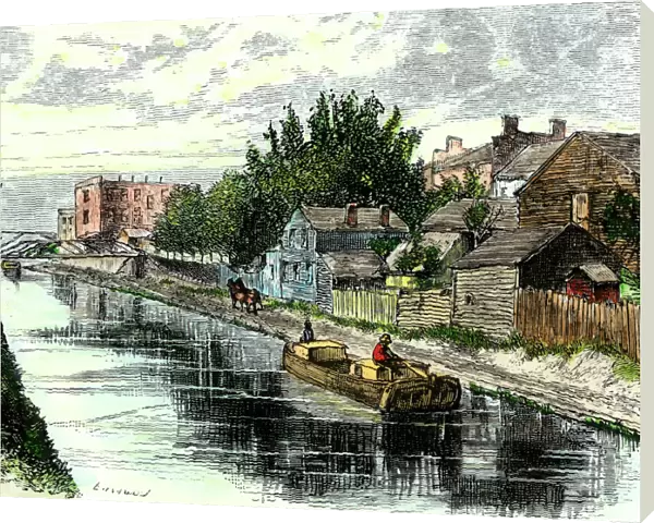 Erie Canal at Schenedtady, New York