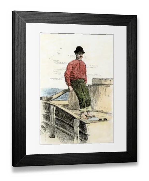 Framed Print : Canal pilot on the Erie Canal Framed Print : Canal pilot on the Erie Canal