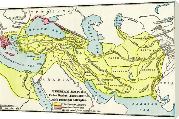 Persian Empire about 500 BC
