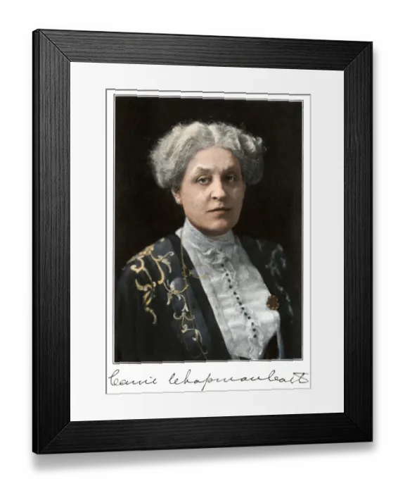 Framed Print : Carrie Chapman Catt Framed Print : Carrie Chapman Catt