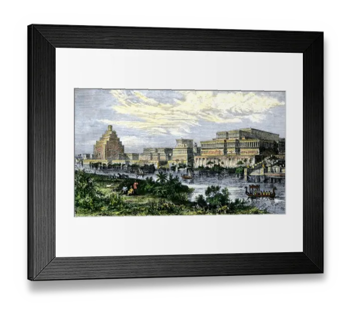 Framed Print : Nineveh on the Tigris, capital of ancient Assyria Framed Print : Nineveh on the Tigris, capital of ancient Assyria