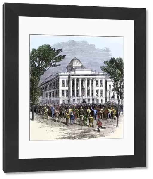 Louisiana statehouse captured by the White League, 1874