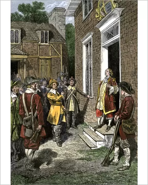 Bacons Rebellion in Jamestown, Virginia, 1676