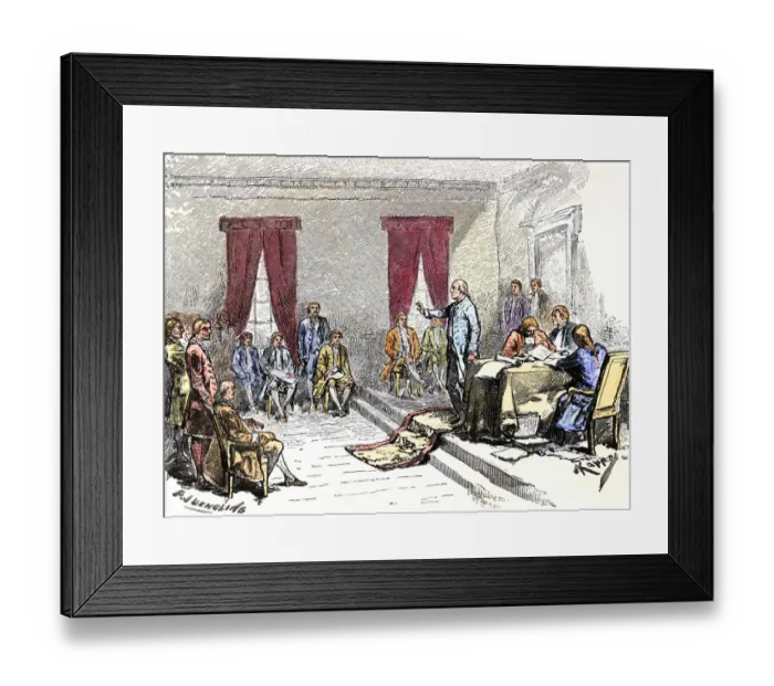 Framed Print : Constitutional Convention, 1787