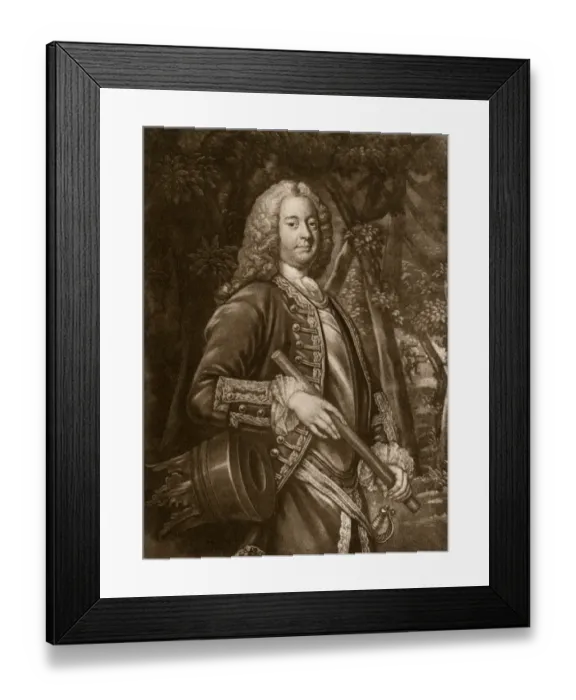 Framed Print : William Johnson portrait Framed Print : William Johnson portrait