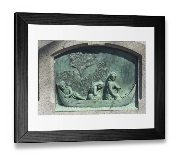 Framed Print : Hannah Duston escaping from Indian captors Framed Print : Hannah Duston escaping from Indian captors