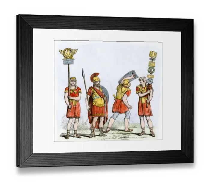 Framed Print : Soldiers of ancient Rome Framed Print : Soldiers of ancient Rome