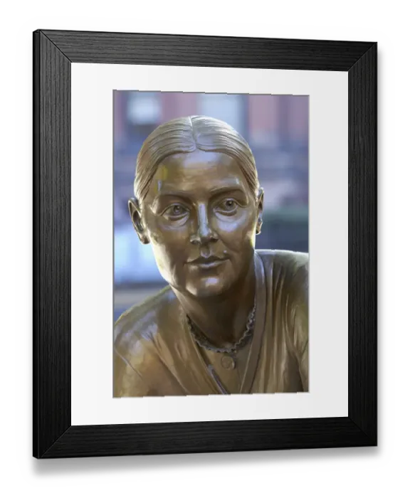 Framed Print : Lucy Stone statue, Boston Womens Memorial Framed Print : Lucy Stone statue, Boston Womens Memorial