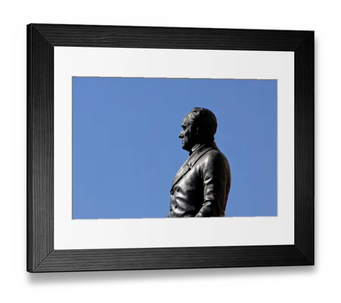 Framed Print : Daniel Webster statue in front of the Massachusetts State House Framed Print : Daniel Webster statue in front of the Massachusetts State House