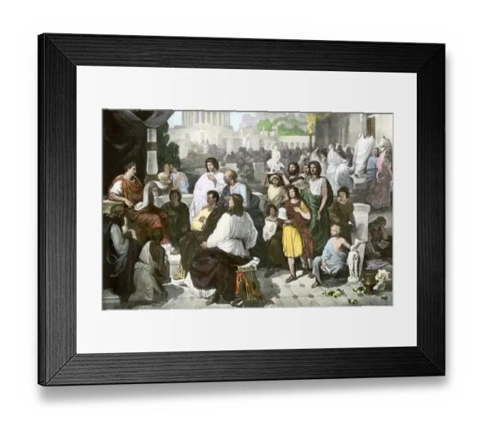 Framed Print : Art and literature in the Augustine Age, ancient Rome Framed Print : Art and literature in the Augustine Age, ancient Rome