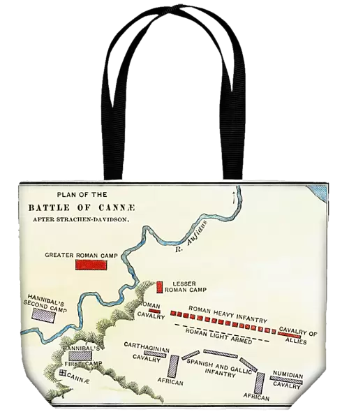 Battle of Cannae plan, 216 BC