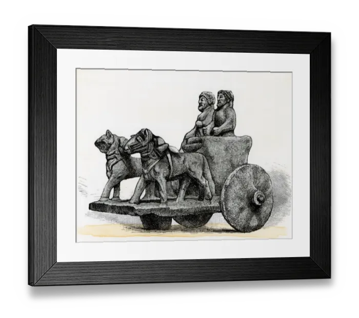 Framed Print : Phoenician chariot Framed Print : Phoenician chariot