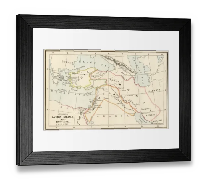 Framed Print : Babylonia, Lydia, and Medea in ancient times