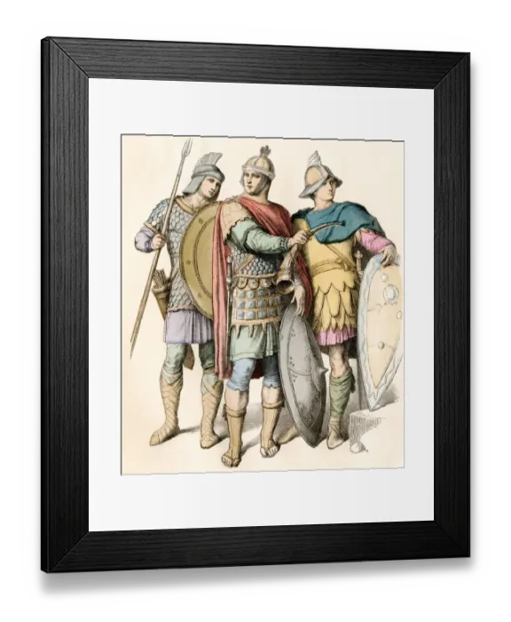 Framed Print : Byzantine Empire soldiers Framed Print : Byzantine Empire soldiers