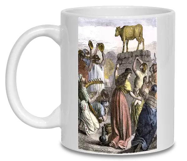 Worship of a golden calf by the Hebrews