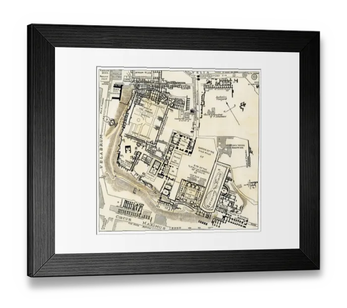 Framed Print : Ancient Romes center, Palatine Hill Framed Print : Ancient Romes center, Palatine Hill