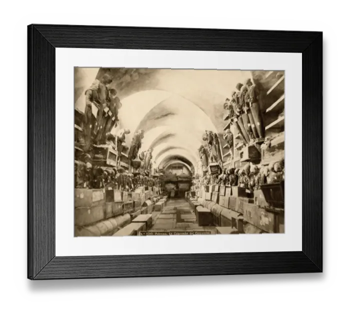 Framed Print : Catacomb of Cappucins buried beneath Palermo, Sicily Framed Print : Catacomb of Cappucins buried beneath Palermo, Sicily