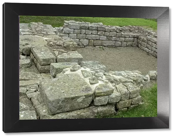 Roman guardhouse along Hadrians Wall in England
