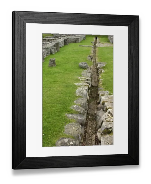 Framed Print : Ancient Roman water system at Chesters in Northumbria, England Framed Print : Ancient Roman water system at Chesters in Northumbria, England