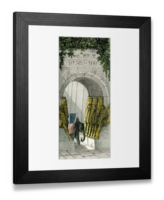 Framed Print : Gateway to the Hanging Gardens of Babylon Framed Print : Gateway to the Hanging Gardens of Babylon