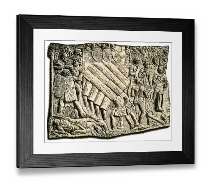 Framed Print : Romans battling Germans, Column of Trajan Framed Print : Romans battling Germans, Column of Trajan
