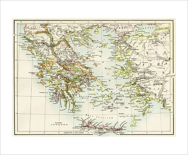 Ancient Greece and its colonies around the Aegean