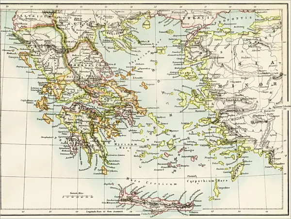 Ancient Greece and its colonies around the Aegean