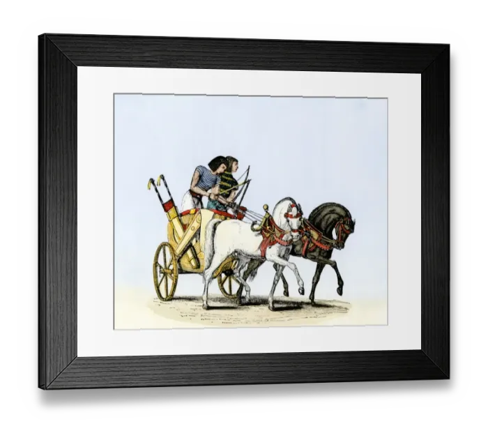Framed Print : Egyptian chariot Framed Print : Egyptian chariot