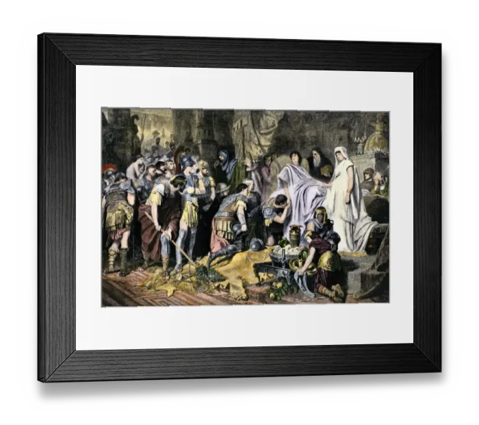 Framed Print : Soldiers paying final tribute to the dying Alexander the Great in Babylon Framed Print : Soldiers paying final tribute to the dying Alexander the Great in Babylon