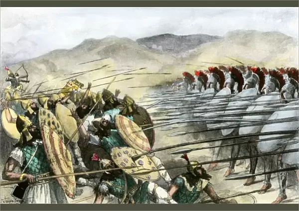 Persians defeated at the Battle of Platae, 479 B. C