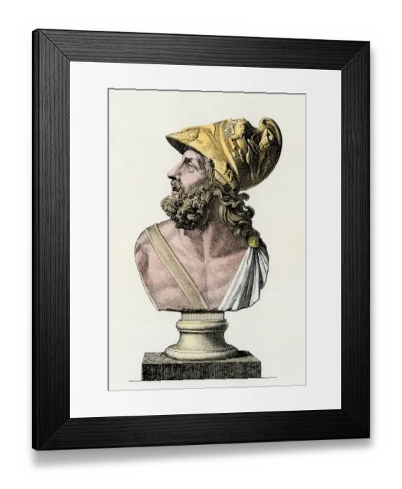 Framed Print : Menelaus, king of ancient Sparta Framed Print : Menelaus, king of ancient Sparta