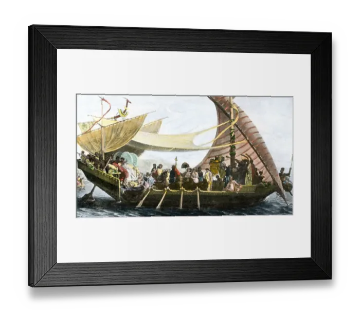 Framed Print : Cleopatras barge on the Nile Framed Print : Cleopatras barge on the Nile