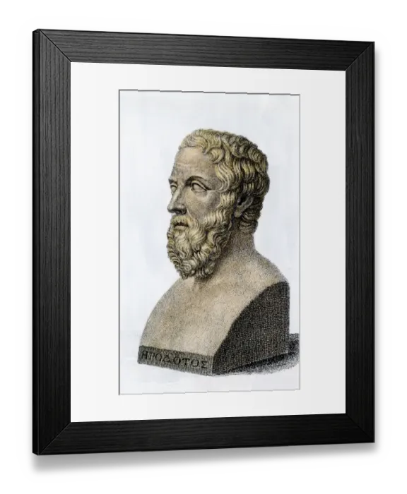 Framed Print : Herodotus, the Father of History Framed Print : Herodotus, the Father of History