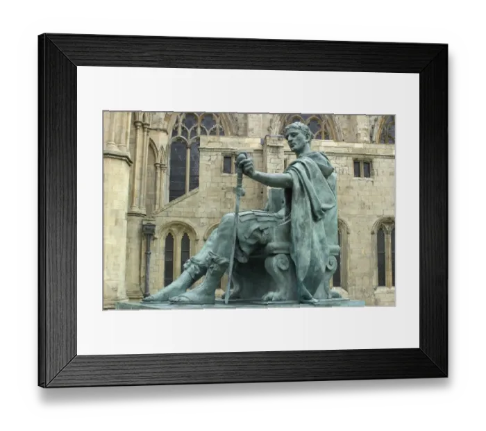Framed Print : Roman Emperor Constantine I (the Great) in York, GB Framed Print : Roman Emperor Constantine I (the Great) in York, GB