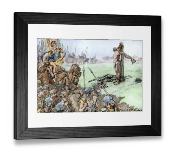 Framed Print : Alexander the Great punishing Bessus of Bactria Framed Print : Alexander the Great punishing Bessus of Bactria