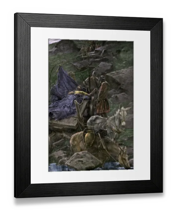 Framed Print : Alexander the Great meeting the dying Darius III Framed Print : Alexander the Great meeting the dying Darius III