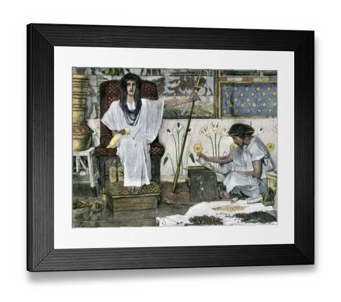 Framed Print : Joseph of Egypt, overseer of pharoahs granaries Framed Print : Joseph of Egypt, overseer of pharoahs granaries