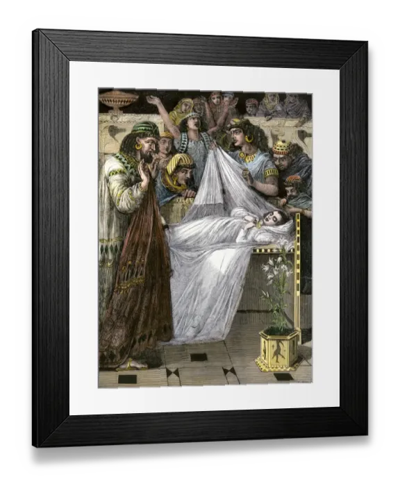 Framed Print : The first Passover, in ancient Egypt Framed Print : The first Passover, in ancient Egypt